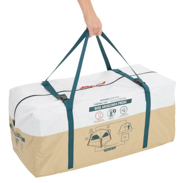 چادر بادی کچوا 8 نفره کمپینگ Quechua Inflatable camping stay - Base Air Seconds Fresh - 8 People - تصویر 16