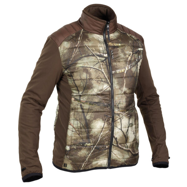 کاپشن شکار سولوگناک طرح استتار - با ژاکت (پیش خرید) Solognac Warm Waterproof 500 3-in-1 Treemetic Hunting Jacket - 100 - تصویر 4