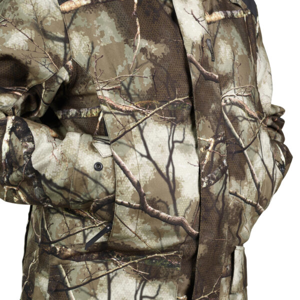 کاپشن شکار سولوگناک طرح استتار - با ژاکت (پیش خرید) Solognac Warm Waterproof 500 3-in-1 Treemetic Hunting Jacket - 100 - تصویر 10
