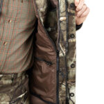 کاپشن شکار سولوگناک طرح استتار - با ژاکت (پیش خرید) Solognac Warm Waterproof 500 3-in-1 Treemetic Hunting Jacket - 100 - تصویر 14