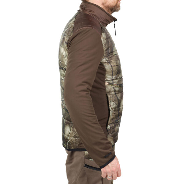 کاپشن شکار سولوگناک طرح استتار - با ژاکت (پیش خرید) Solognac Warm Waterproof 500 3-in-1 Treemetic Hunting Jacket - 100 - تصویر 17