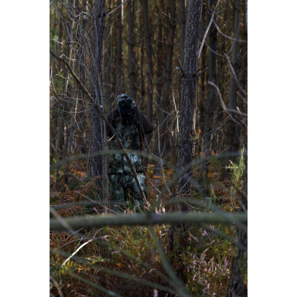 کاپشن شکار سولوگناک طرح استتار - با ژاکت (پیش خرید) Solognac Warm Waterproof 500 3-in-1 Treemetic Hunting Jacket - 100 - تصویر 2