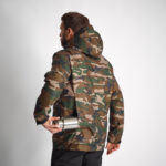 کاپشن شکار سولوگناک طرح جنگل (پیش خرید) Solognac Warm Waterproof Jacket 100 Camo Woodland - تصویر 5