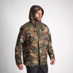 کاپشن شکار سولوگناک طرح جنگل (پیش خرید) Solognac Warm Waterproof Jacket 100 Camo Woodland - تصویر 10