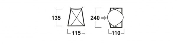 سایبان ساحلی هاسکی بلوم - شلتر 4 نفره Husky Blum 4 Beach Shelter - تصویر 6