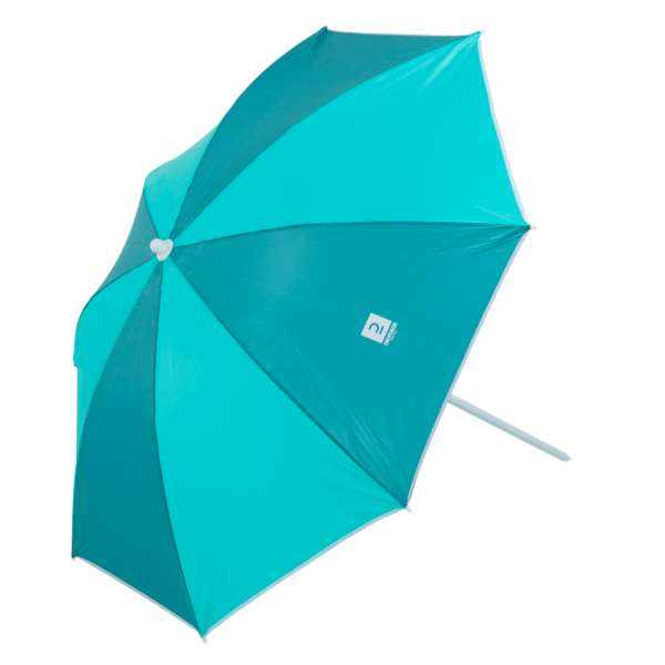 سایبان ساحلی دکتلون - 2 نفره Decathlon Beach umbrella paruv 160 upf 50+ 2 places - blue green - تصویر 4