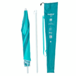 سایبان ساحلی دکتلون - 2 نفره Decathlon Beach umbrella paruv 160 upf 50+ 2 places - blue green - تصویر 6
