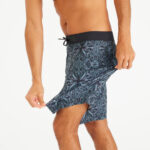 مایو موج سواری دکتلون Decathlon Male Long 19" Sea Shorts/ Boardshort - Black - 900 ITZBLACK - تصویر 3