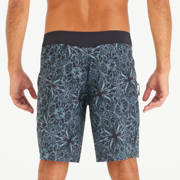 مایو موج سواری دکتلون Decathlon Male Long 19" Sea Shorts/ Boardshort - Black - 900 ITZBLACK - تصویر 4