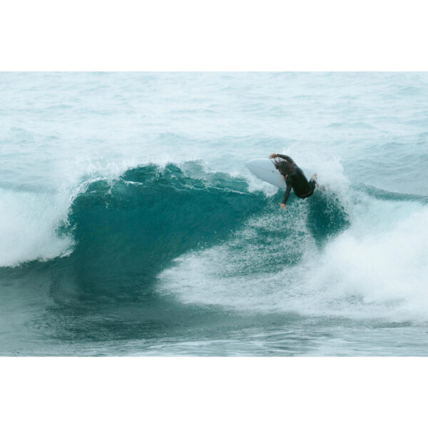 مایو موج سواری دکتلون Decathlon Male Long 19" Sea Shorts/ Boardshort - Black - 900 ITZBLACK - تصویر 10