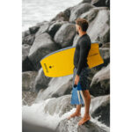 مایو موج سواری دکتلون Decathlon Male Long 19" Sea Shorts/ Boardshort - Black - 900 ITZBLACK - تصویر 12