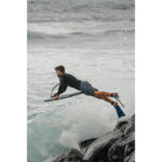 مایو موج سواری دکتلون Decathlon Male Long 19" Sea Shorts/ Boardshort - Black - 900 ITZBLACK - تصویر 13