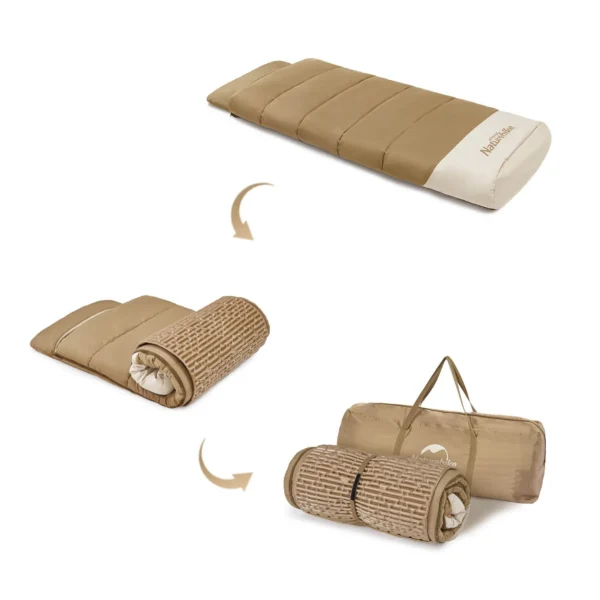 کیسه خواب نیچرهایک - همراه با زیرانداز - کامفورت 6 درجه Naturehike Sleeping bag with groundsheet - CNH22SD006 - تصویر 8