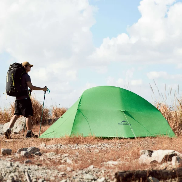 چادر کوهنوردی نیچرهایک - 2 نفره فوق سبک Naturehike Cloud Up Base Tent - CNK2450WS032 - تصویر 3