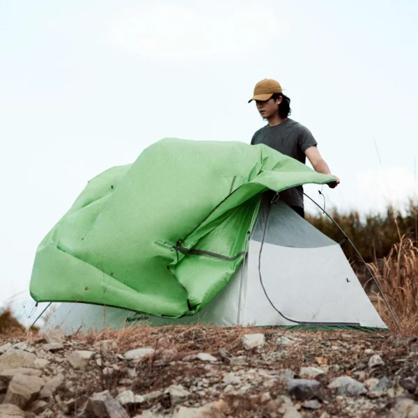 چادر کوهنوردی نیچرهایک - 2 نفره فوق سبک Naturehike Cloud Up Base Tent - CNK2450WS032 - تصویر 5