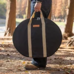 تابه چدنی نیچرهایک - تابه گریل/ ساج بزرگ NatureHike Large baking pan - Round 32*60 Cm - NH20SK003 - تصویر 7