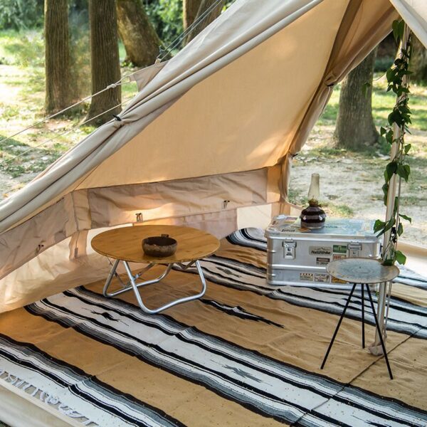 چادر سرخپوستی نیچرهایک چهار فصل – 3 تا 6 نفره – هشت ضلعی Naturehike Brighten 6.4 Cotton Pyramid 4 Season Tent - NH20ZP004 - تصویر 3