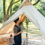 چادر سرخپوستی نیچرهایک چهار فصل – 3 تا 6 نفره – هشت ضلعی Naturehike Brighten 6.4 Cotton Pyramid 4 Season Tent - NH20ZP004 - تصویر 11