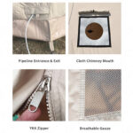 چادر سرخپوستی نیچرهایک – مناسب 10 نفر – هشت ضلعی Naturehike Brighten 20 Cotton Pyramid Tent - NH20ZP012 - تصویر 10