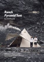 چادر سرخپوستی نیچرهایک – 3 تا 4 نفره – شش ضلعی Naturehike Hexaonal Pyramid Tent Ranch 4 - NH20ZP013 - تصویر 2