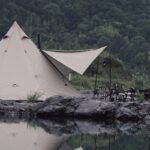 چادر سرخپوستی نیچرهایک – 3 تا 4 نفره – شش ضلعی Naturehike Hexaonal Pyramid Tent Ranch 4 - NH20ZP013 - تصویر 8