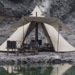چادر سرخپوستی نیچرهایک – 3 تا 4 نفره – شش ضلعی Naturehike Hexaonal Pyramid Tent Ranch 4 - NH20ZP013 - تصویر 9