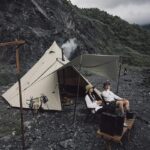چادر سرخپوستی نیچرهایک – 3 تا 4 نفره – شش ضلعی Naturehike Hexaonal Pyramid Tent Ranch 4 - NH20ZP013 - تصویر 10