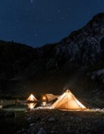 چادر سرخپوستی نیچرهایک – 5 تا 8 نفره – هشت ضلعی Naturehike Octagonal Pyramid Tent - NH20ZP014 - تصویر 14