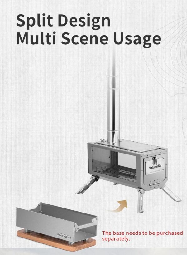 اجاق هیزمی نیچرهایک Naturehike Desktop Firewood Stove - NH21SK004 - تصویر 6