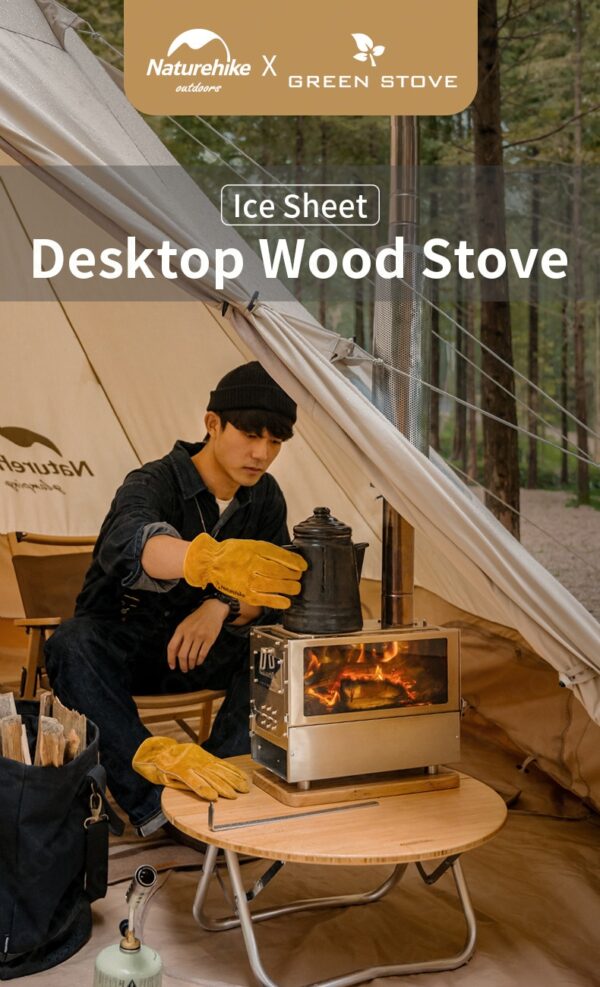 اجاق هیزمی نیچرهایک Naturehike Desktop Firewood Stove - NH21SK004 - تصویر 10