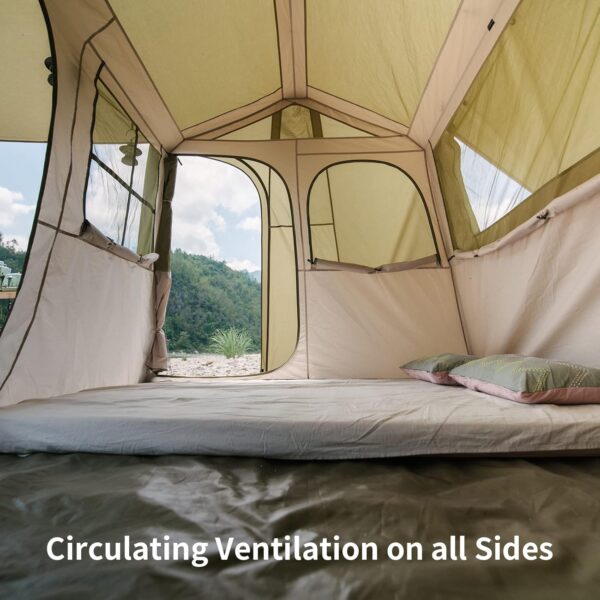 چادر نیچرهایک چهار فصل - 3 تا 4 نفره کمپینگ Naturehike Village 5.0 3-4Person Tent - NH21ZP009 - تصویر 11