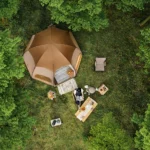 چادر مغولی هشت ضلعی نیچرهایک - 3 تا 4 نفره کمپینگ Naturehike Octagonal Mongolian Glamping Tent - NH22ZP012 - تصویر 11