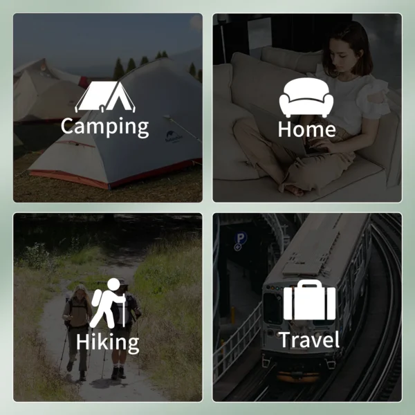کیسه خواب نیچرهایک - سه فصل - کامفورت 13 درجه Naturehike Linglong Synthetic Sleeping Bag L150 - 3 Season - NH20MSD05 - تصویر 6