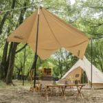 سایبان نیچرهایک - تارپ کتانی شش ضلعی Naturehike Hexagon Canvas Camping Tarp - NH20TM005 - تصویر 3