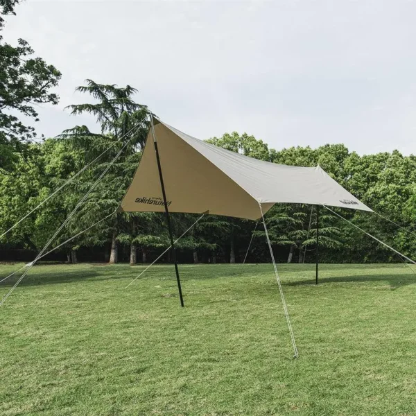 سایبان نیچرهایک - تارپ کتانی شش ضلعی Naturehike Hexagon Canvas Camping Tarp - NH20TM005 - تصویر 5
