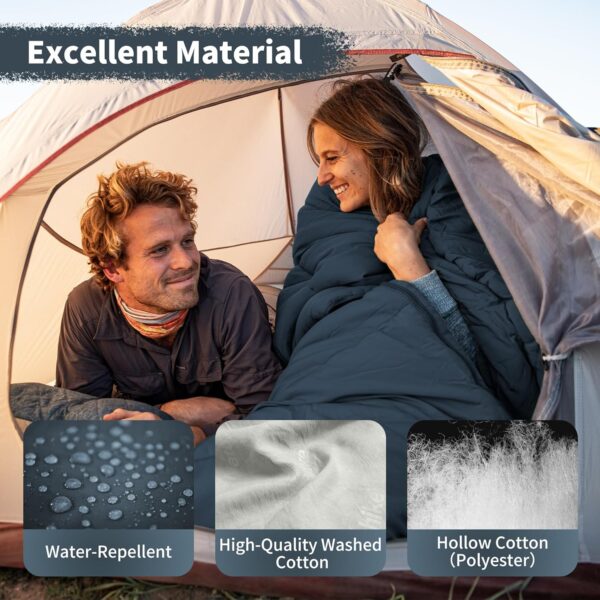 کیسه خواب نیچرهایک - سه فصل - کامفورت 13 درجه Naturehike Envelope Sleeping Bag F150 - 3 Season - NH22MSD05 - تصویر 6