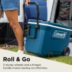 کولباکس کلمن - یخدان چرخ‌دار اکستریم 58 لیتری Coleman® 62QT Xtreme Wheeled Cooler Box - تصویر 10