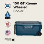 کولباکس کلمن - یخدان چرخ‌دار اکستریم 94 لیتری Coleman® 100QT Xtreme Wheeled Cooler Box - تصویر 7