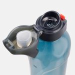 بطری آب کچوا - قمقمه 1.2 لیتری Quechua 1.2L Quick Opening Hiking Water Bottle - Ecozen® - Blue - تصویر 2