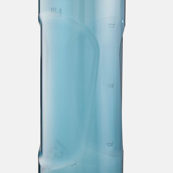 بطری آب کچوا - قمقمه 1.2 لیتری Quechua 1.2L Quick Opening Hiking Water Bottle - Ecozen® - Blue - تصویر 5