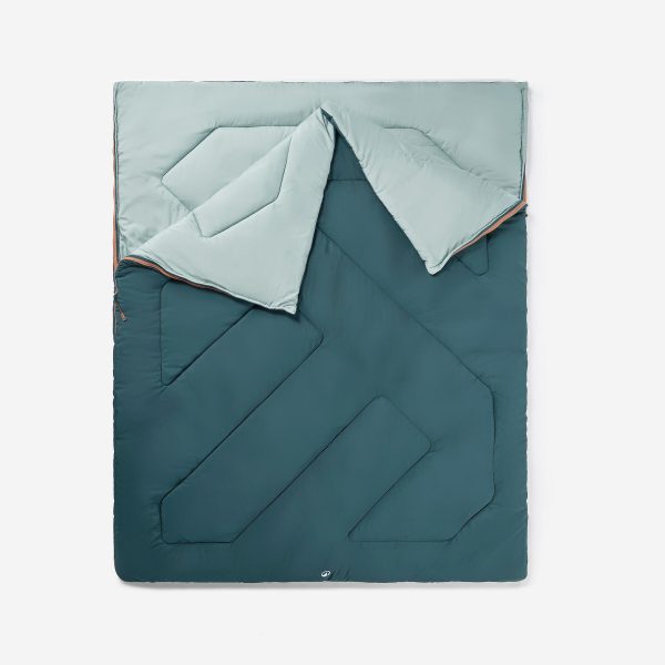 کیسه خواب دونفره کمپینگ کچوا - دمای راحتی 10 درجه Quechua Double Camping Sleeping Bag - 10° Comfort - 2 Person - تصویر 9