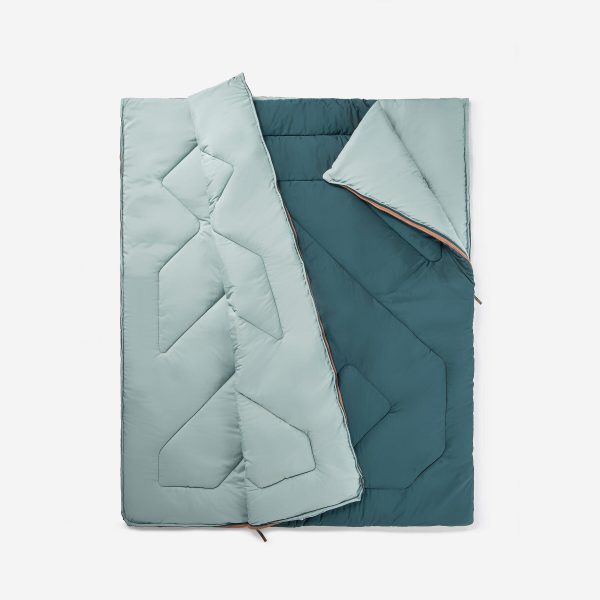 کیسه خواب دونفره کمپینگ کچوا - دمای راحتی 10 درجه Quechua Double Camping Sleeping Bag - 10° Comfort - 2 Person - تصویر 4