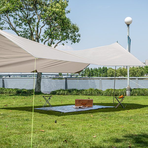 زیرانداز چادر آلومینیومی نیچرهایک - ابعاد 230×230 سانتی‌متر Naturehike Universal Alu XXL Tent Footprint - NH20FCD03 - تصویر 5