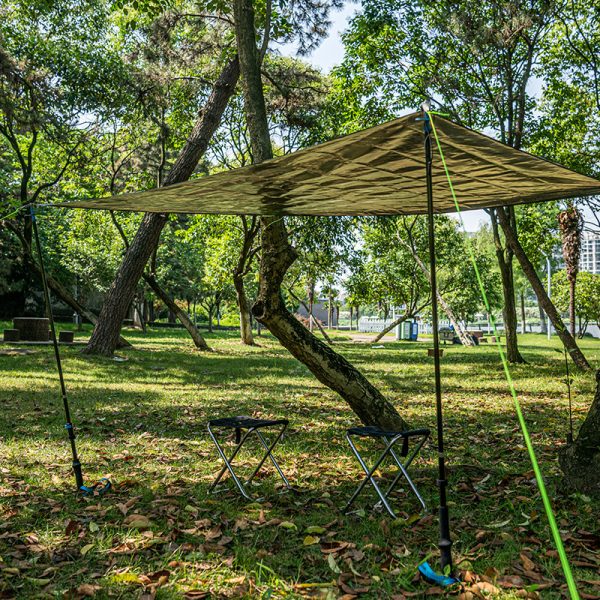 زیرانداز چادر آلومینیومی نیچرهایک - ابعاد 230×230 سانتی‌متر Naturehike Universal Alu XXL Tent Footprint - NH20FCD03 - تصویر 6
