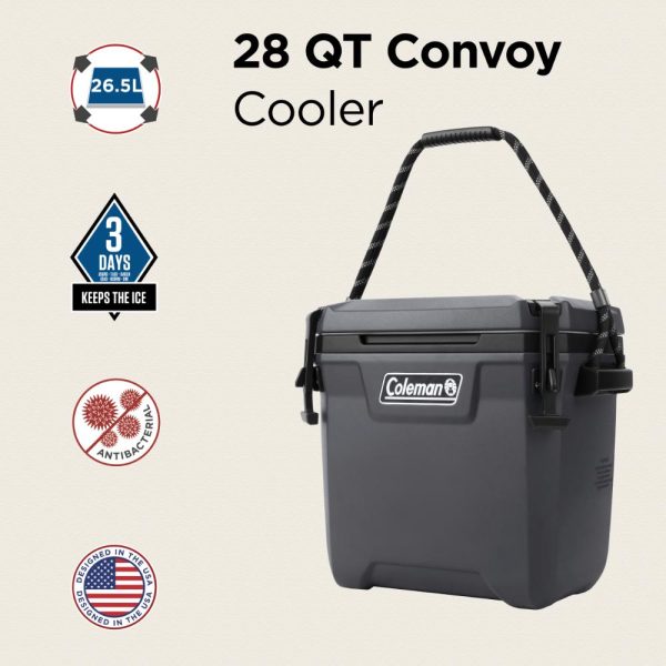 کولباکس کلمن - یخدان 26.5 لیتری Coleman® 28QT Convoy Cooler Box - تصویر 10