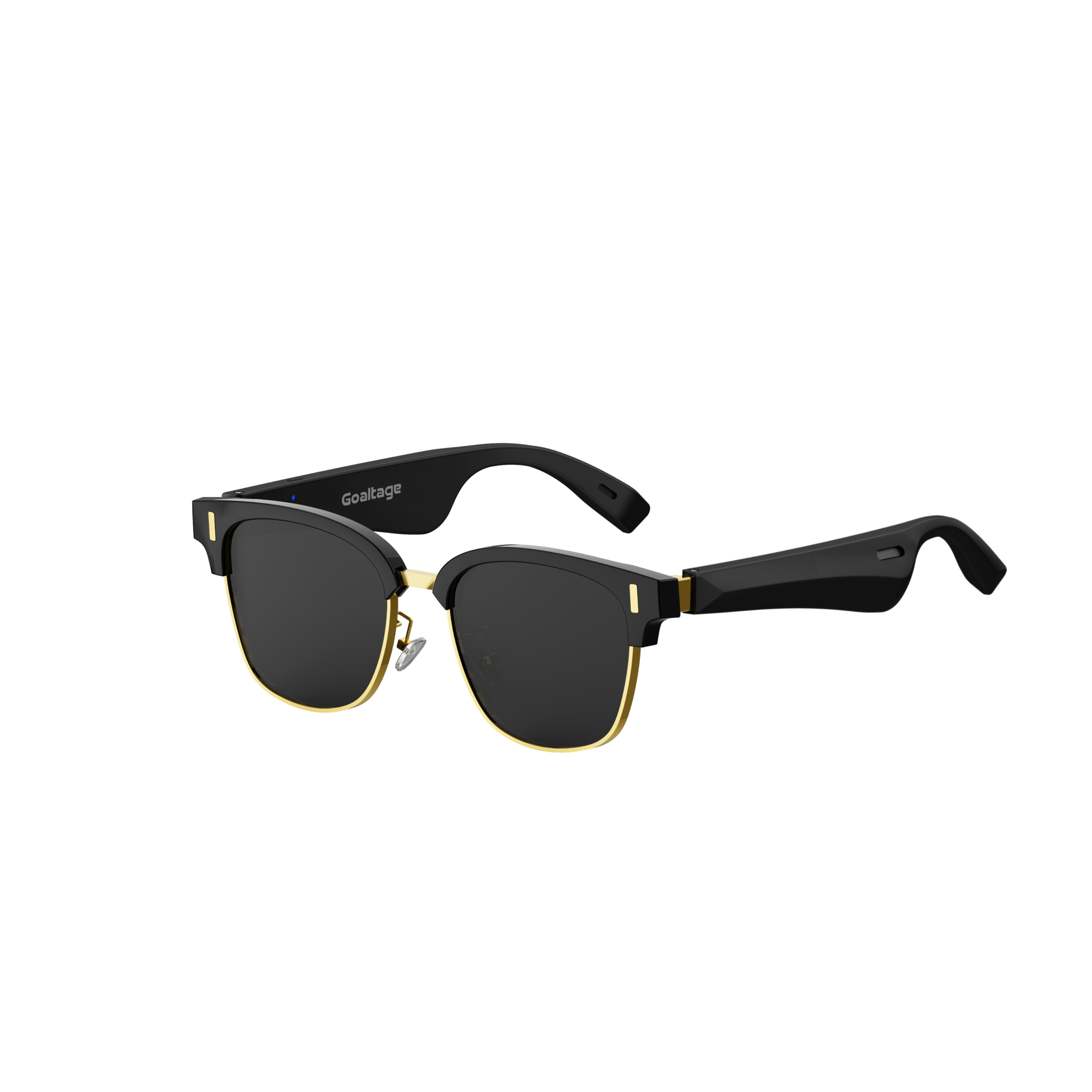 sanicvamping-GT-GLS01-BK-01 عینک آفتابی هوشمند گلتیج - مکالمه و پخش موسیقی Goaltage GLS01 Bluetooth Sunglasses - تصویر 1